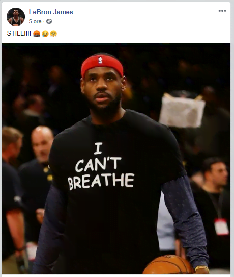 Sursă foto - https://www.facebook.com/LeBron/