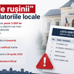 Guvernul introduce „listele rușinii” pentru taxele locale neachitate. Firmele cu restanțe de peste 5.000 de lei și persoanele fizice cu datorii mai mari de 1.200 de lei vor fi publicate